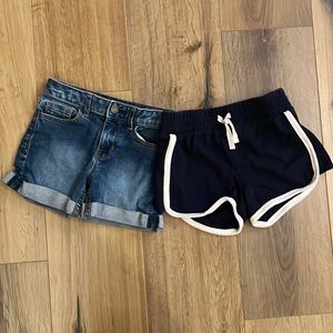 Girls size 8 shorts-GAP